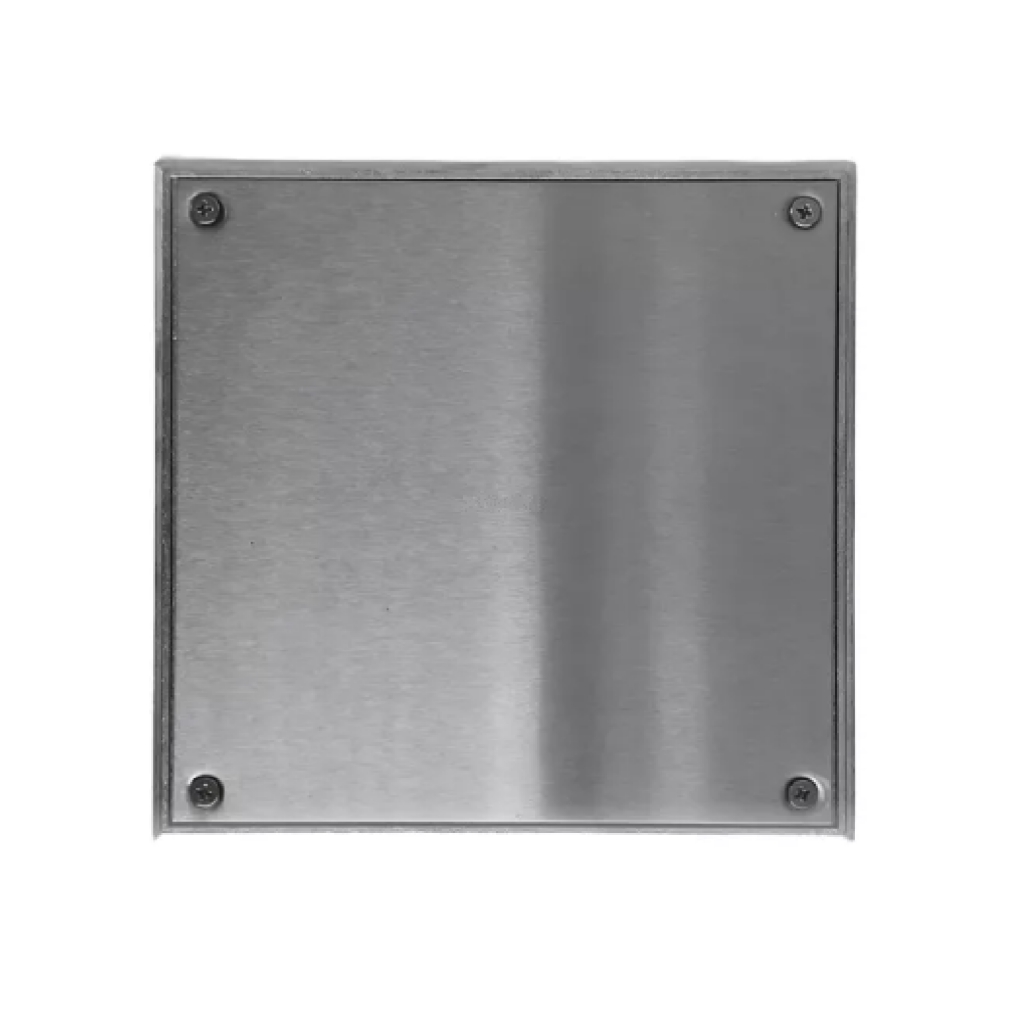 Tapa Hermetica p/Piso A.Inox. 15x15
