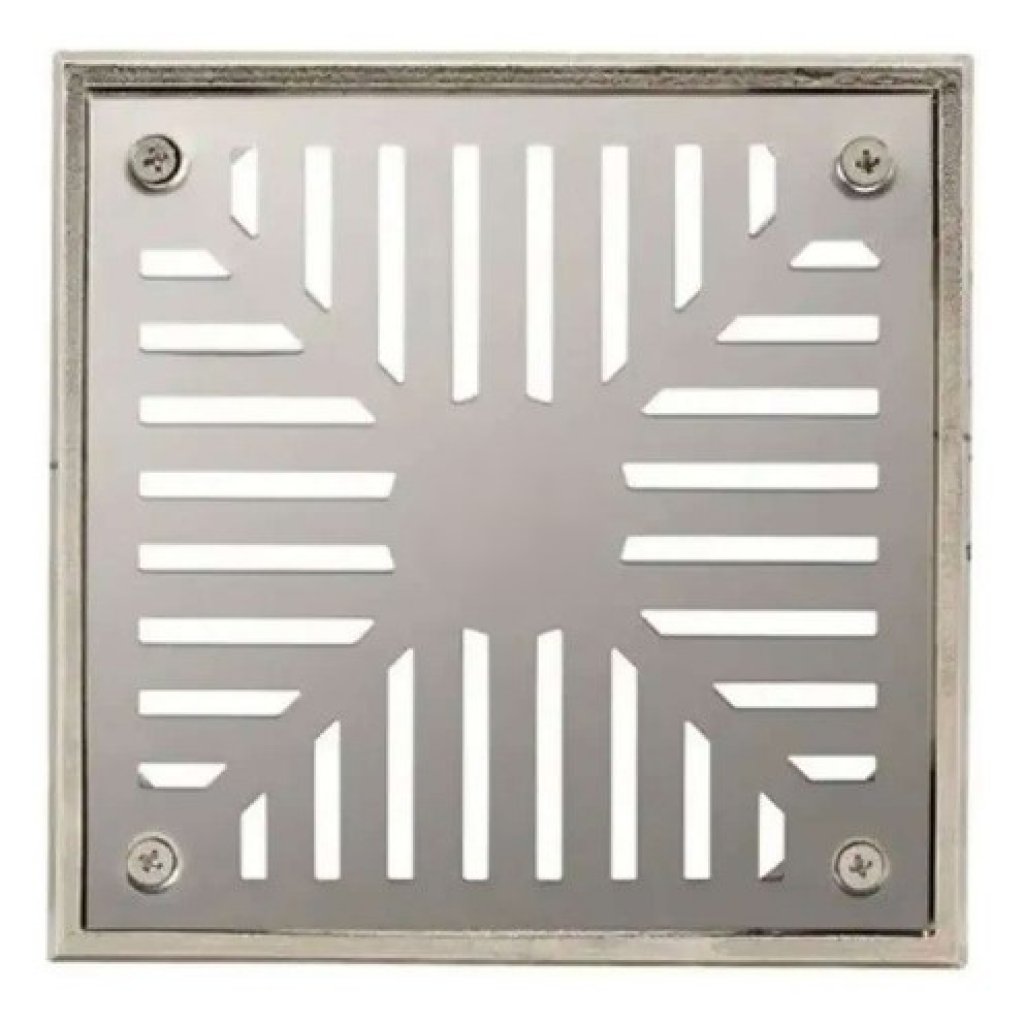 Reja Acero Inox c/Marco Bce Patio 12x12