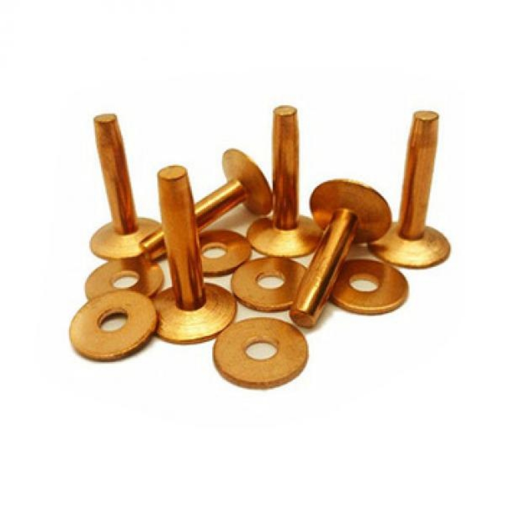 Remache Cobre c/Aran 9x1 ½