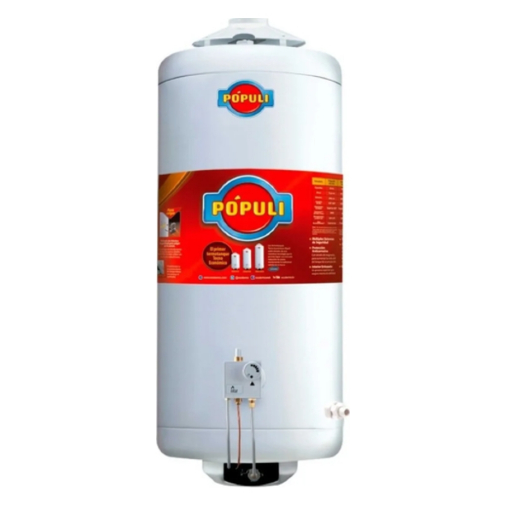 TERMOTANQUE POPULI 70 lts. Sup. Env.