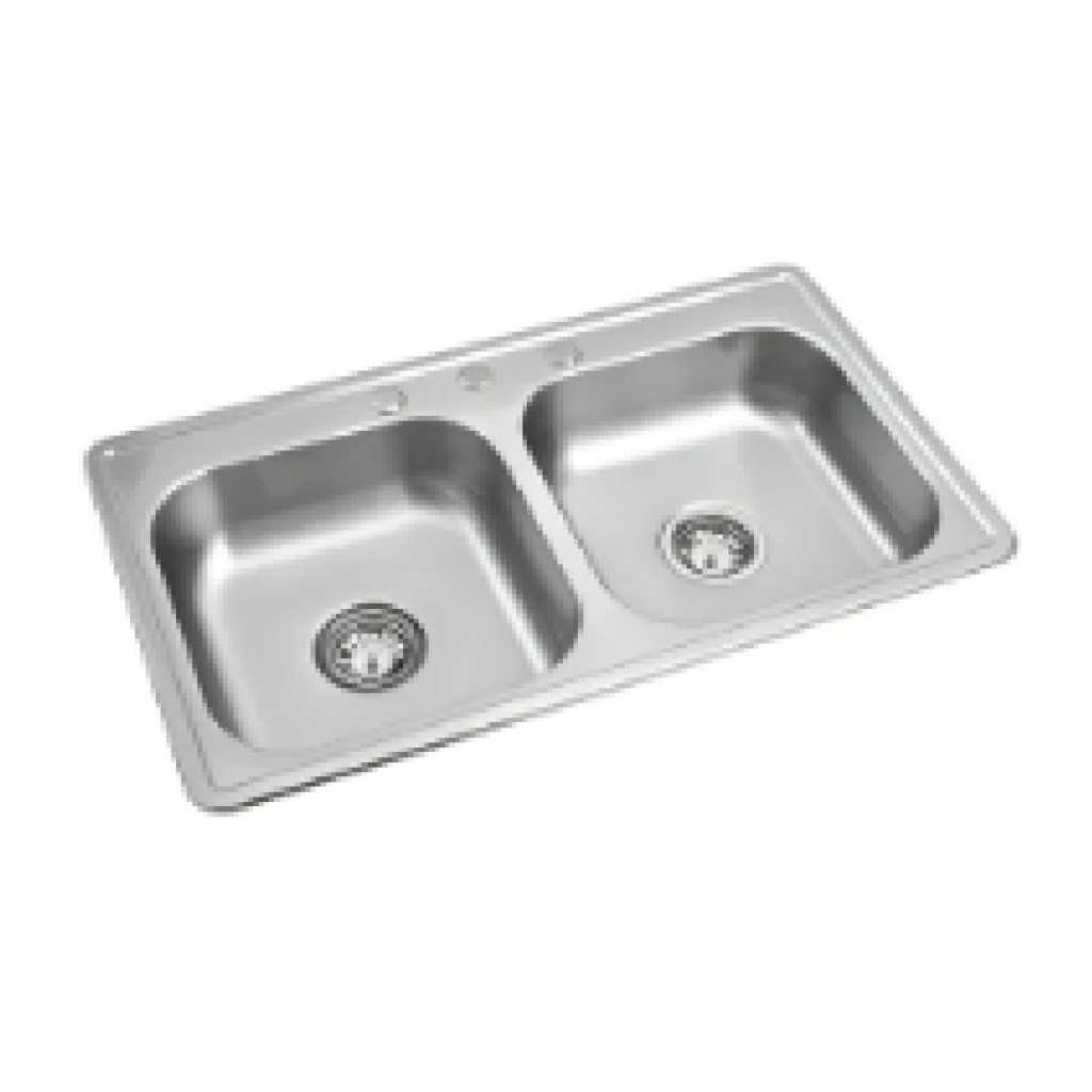 Pileta d/coc. K8348 doble 830x480x150 KITCHEN c/bo