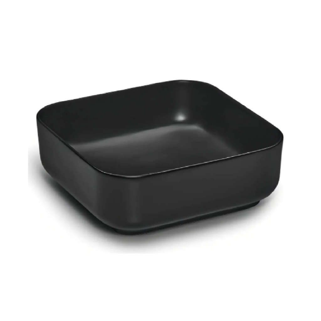 Bacha de apoyo A423NE 385 x385x140 Negra Piazza