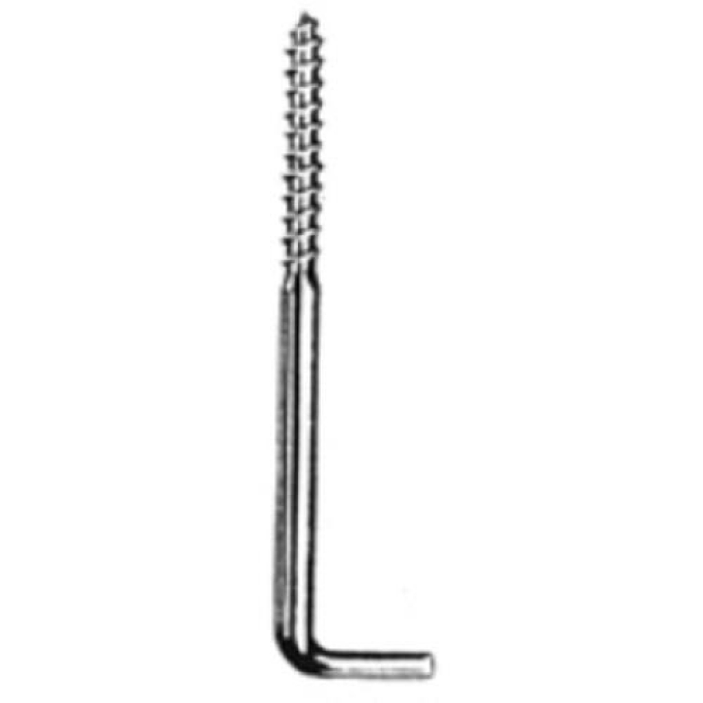 Clavo Escuadra H. c/Rosca 19 x 50