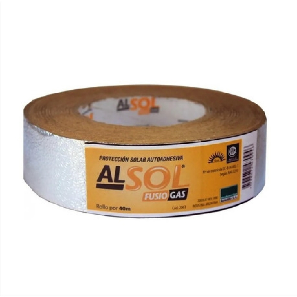 CINTA Adhes. Alum. ALSOL x 40 mt. FUSIOGAS