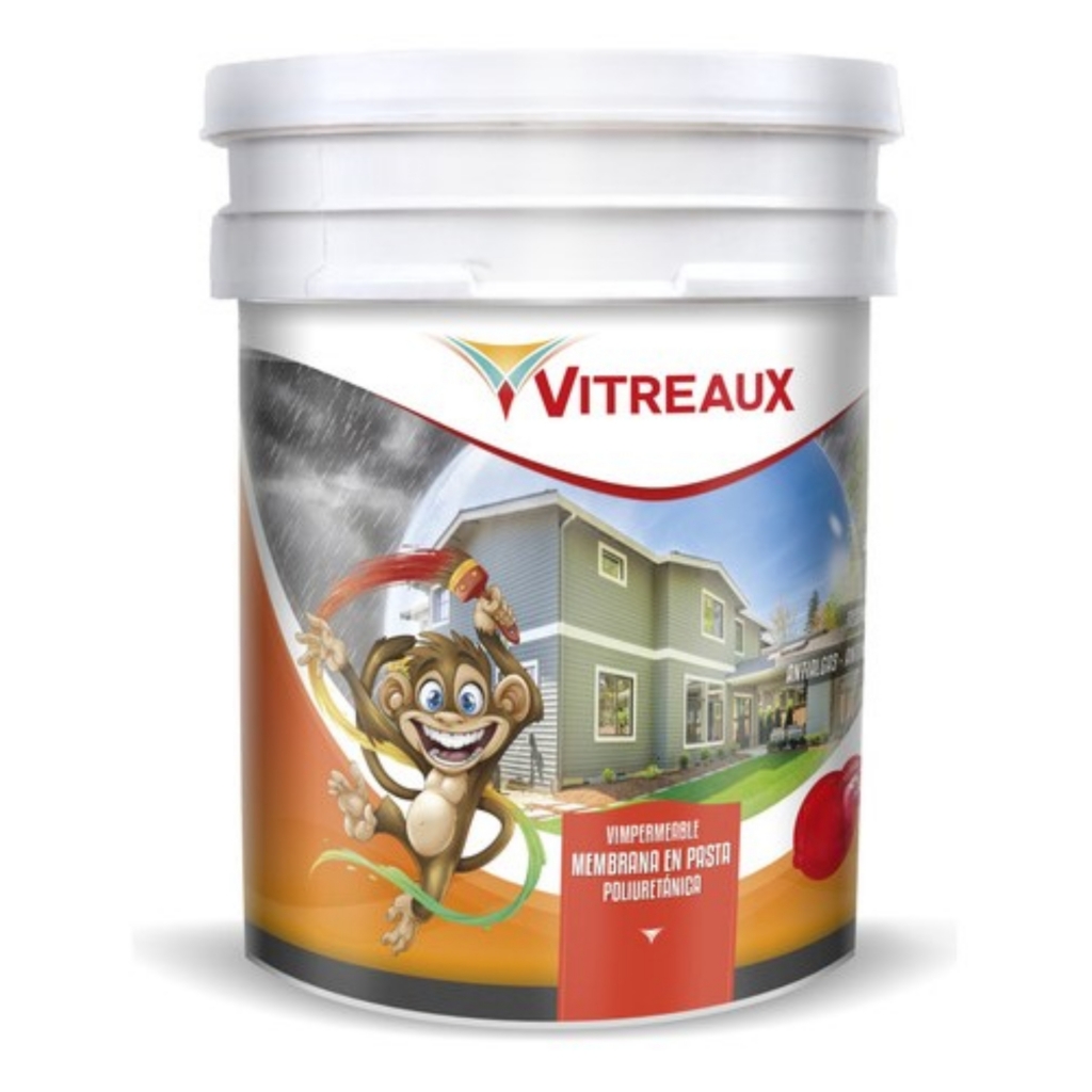 IMPERMEABLE Membrana en Pasta Roja teja 4 Lit.