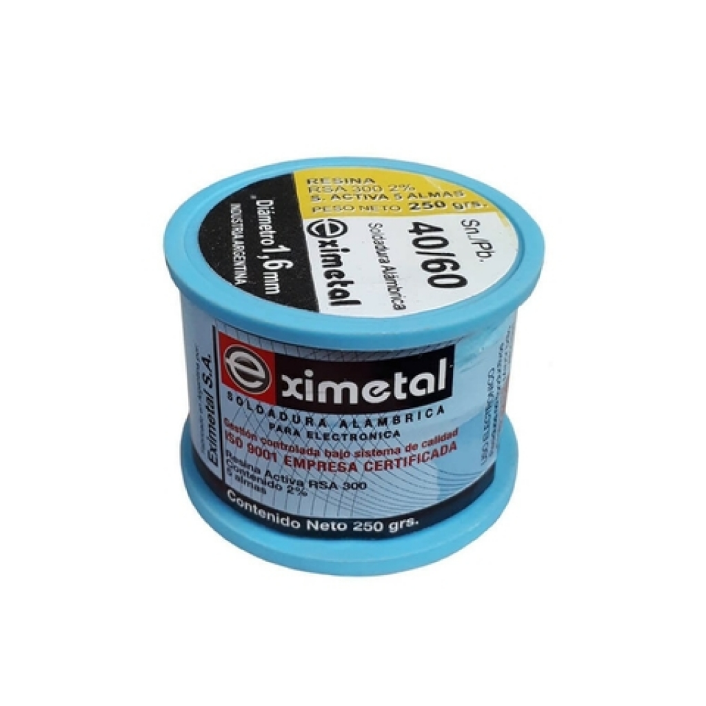 Estano Alambre 40% Carretel 250g